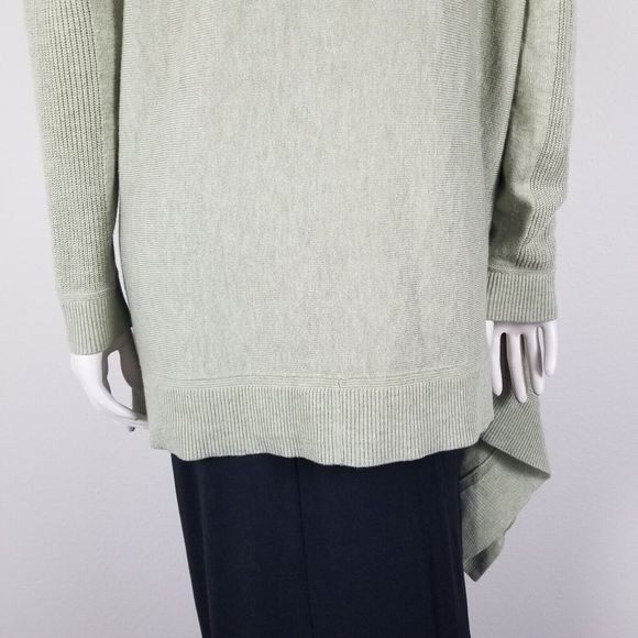 Lululemon Cashlu Knit Waterfall Open Cardigan In Heathered Rosemary Green Sz M/L - Picture 7 of 13